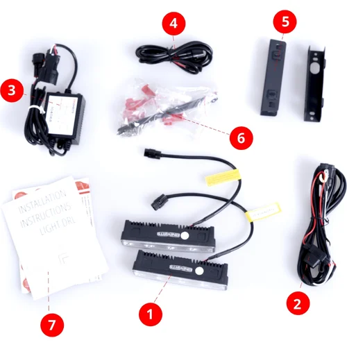404o LED Svetlá Pre Denné Svietenie 404 12V (OSRAM LED) /EinParts/ - obr. 2