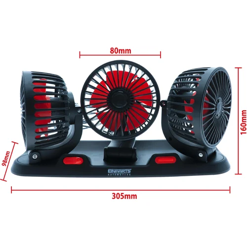 Auto ventilátor 24 V s otáčaním 360° EinParts EPFAN02 (EinParts Automotive) - obr. 13