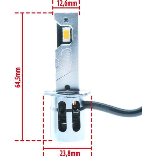 LED žiarovky H1 4300K 12V EinParts EPLH127 (EinParts Automotive) - obr. 5