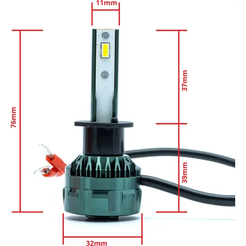6000K LED žiarovky H1 flip chip nová edícia EinParts EPLH81 (EinParts Automotive) - obr. 6