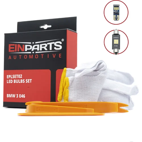 Sada LED žiaroviek do interiéru BMW 3 E46 EinParts EPLSET02 (EinParts Automotive)