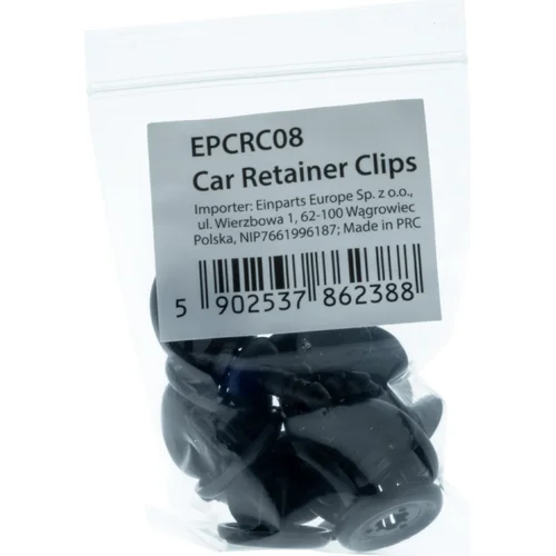 Klipy NA auto 10 KS EinParts EPCRC08 (EinParts Automotive) - obr. 2
