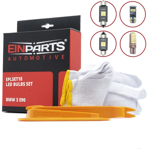 Sada LED žiaroviek do interiéru BMW 3 E90 EinParts EPLSET18 (EinParts Automotive)