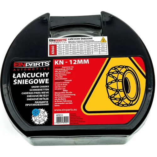 Snehové reťaze NA pneumatiky 12MM KN60 önorm EinParts EPTC11