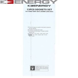 Sada nástrčkových kľúčov ENERGY NE00737