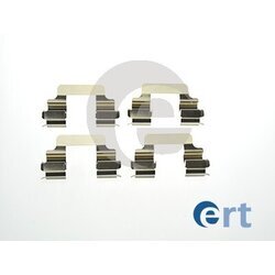 Sada príslušenstva obloženia kotúčovej brzdy ERT 420052
