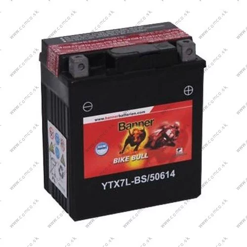 BANNER BIKE BULL YTX7L-BS 50614 AGM