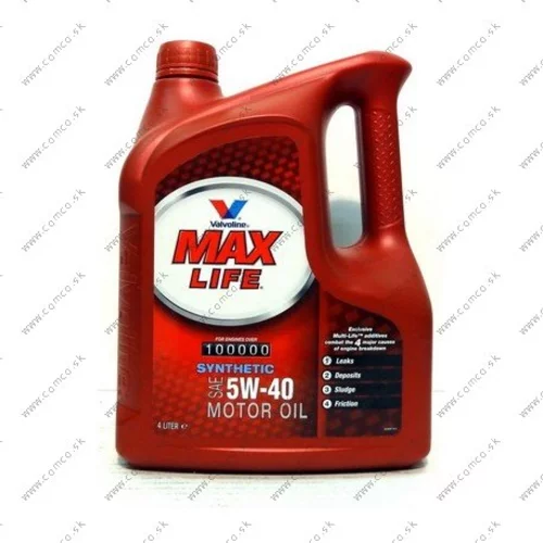 Motorový olej VALVOLINE MAX LIFE 5W-40 4L