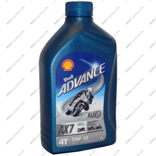 Motorový olej Shell Advance 4T AX7 15W-50  1L 