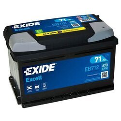 Štartovacia batéria EXIDE EB712