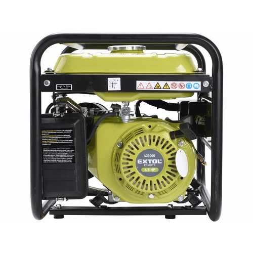 Elektrocentrála rámová benzínová, 1F, 2,8kW/230V, CRAFT /EXTOL/ - obr. 4