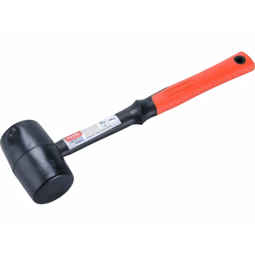 Kladivo gumené čierne sklolaminátová násada, Ø50mm, 280g, PREMIUM /EXTOL/
