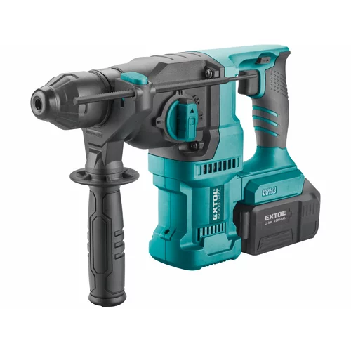 Vŕtacie kladivo akumulátorové Share20V, 1x 4Ah Li-ion, 2,4A nabíjačka, SDS+, 2,6J, INDUSTRIAL /EXTOL/