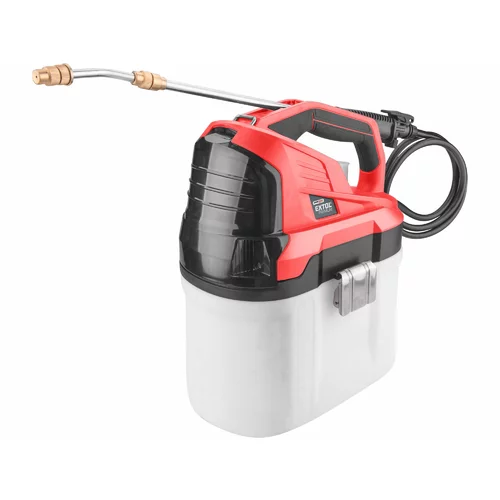 Postrekovač záhradný akumulátorový Share20V, 1x 2Ah, 2,4A nabíjačka, 7,5L, 1,5bar, EXTOL PREMIUM