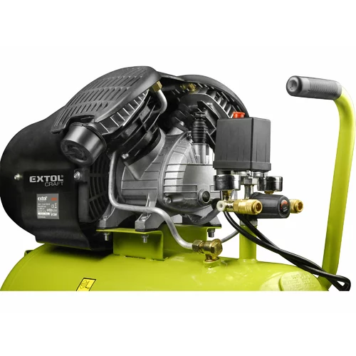 Kompresor olejový dvojvalcový, príkon 2200W, 50 l, CRAFT /EXTOL/ - obr. 1