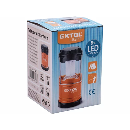 Kempingový LED lampáš vysúvací /EXTOL/ - obr. 5