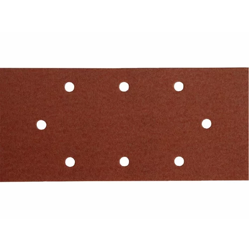 Brúsny papier na suchý zips 10ks, 8 otvorov, 93x190mm, P40, EXTOL PREMIUM