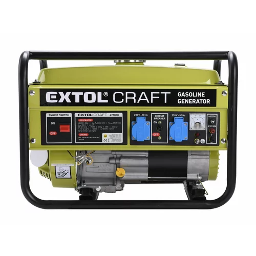Elektrocentrála rámová benzínová, 1F, 2,8kW/230V, CRAFT /EXTOL/ - obr. 1