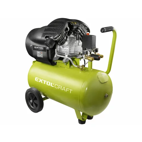 Kompresor olejový dvojvalcový, príkon 2200W, 50 l, EXTOL CRAFT