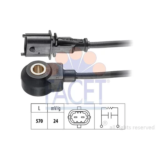 Senzor klepania FACET 9.3032