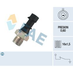 Olejový tlakový spínač FAE 12480