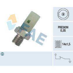 Olejový tlakový spínač FAE 12370