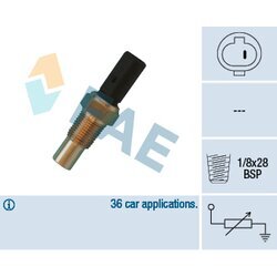 Snímač teploty chladiacej kvapaliny FAE 32650