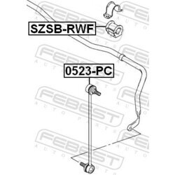 Uloženie priečneho stabilizátora FEBEST SZSB-RWF - obr. 1
