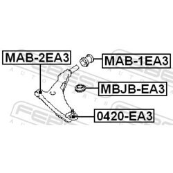 Uloženie riadenia FEBEST MAB-1EA3 - obr. 1