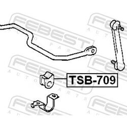 Uloženie priečneho stabilizátora FEBEST TSB-709 - obr. 1