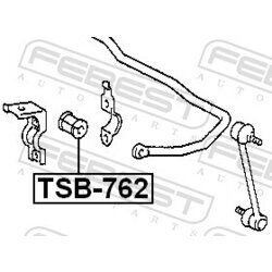 Uloženie priečneho stabilizátora FEBEST TSB-762 - obr. 1