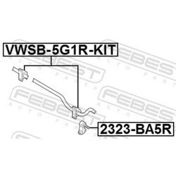 Opravná sada uloženia stabilizátora FEBEST VWSB-5G1R-KIT - obr. 1