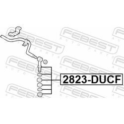 Tyč/Vzpera stabilizátora FEBEST 2823-DUCF - obr. 1