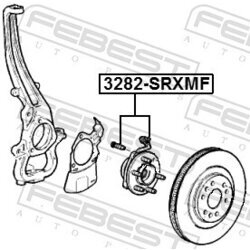 Náboj kolesa FEBEST 3282-SRXMF - obr. 1