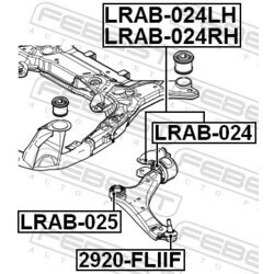 Uloženie riadenia FEBEST LRAB-024RH - obr. 1