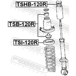 Vymedzovacia trubka pre tlmič pérovania FEBEST TSB-120R - obr. 1