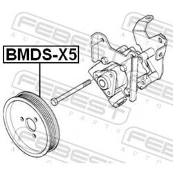 Remenica servočerpadla FEBEST BMDS-X5 - obr. 1
