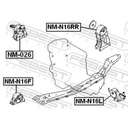 Uloženie motora FEBEST NM-026 - obr. 1