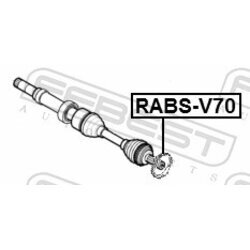 Snímací krúžok pre ABS FEBEST RABS-V70 - obr. 1