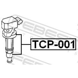 Pripájací konektor zapaľovacej cievky FEBEST TCP-001 - obr. 1