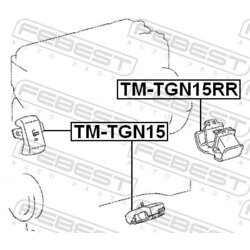 Uloženie motora FEBEST TM-TGN15 - obr. 1