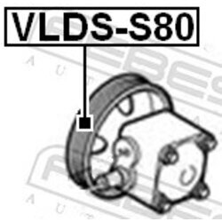 Remenica servočerpadla FEBEST VLDS-S80 - obr. 1