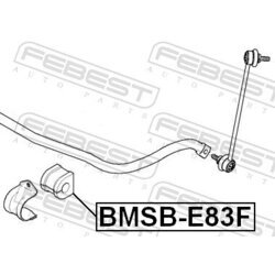 Uloženie priečneho stabilizátora FEBEST BMSB-E83F - obr. 1