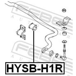 Uloženie priečneho stabilizátora FEBEST HYSB-H1R - obr. 1