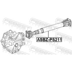 Kĺbový hriadeľ pohonu nápravy FEBEST ASBZ-PS211 - obr. 1