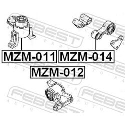 Uloženie motora FEBEST MZM-014 - obr. 1