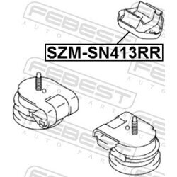 Uloženie motora FEBEST SZM-SN413RR - obr. 1