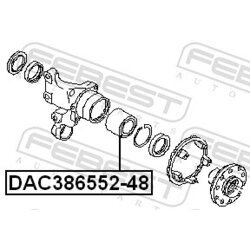 Ložisko kolesa FEBEST DAC386552-48 - obr. 1