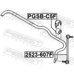 Uloženie priečneho stabilizátora FEBEST PGSB-C5F - obr. 1