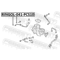 Tesnenie, olejové čerpadlo FEBEST RINGOL-041-PCS10 - obr. 1